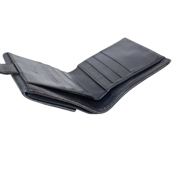 CHANEL wallet here mark leather black - Picture 5 of 12